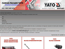 Tablet Screenshot of narzedzia-yato.pl